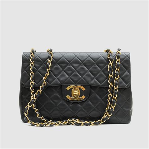 chanel inspired black quilted bag|Chanel classic flap bag black.